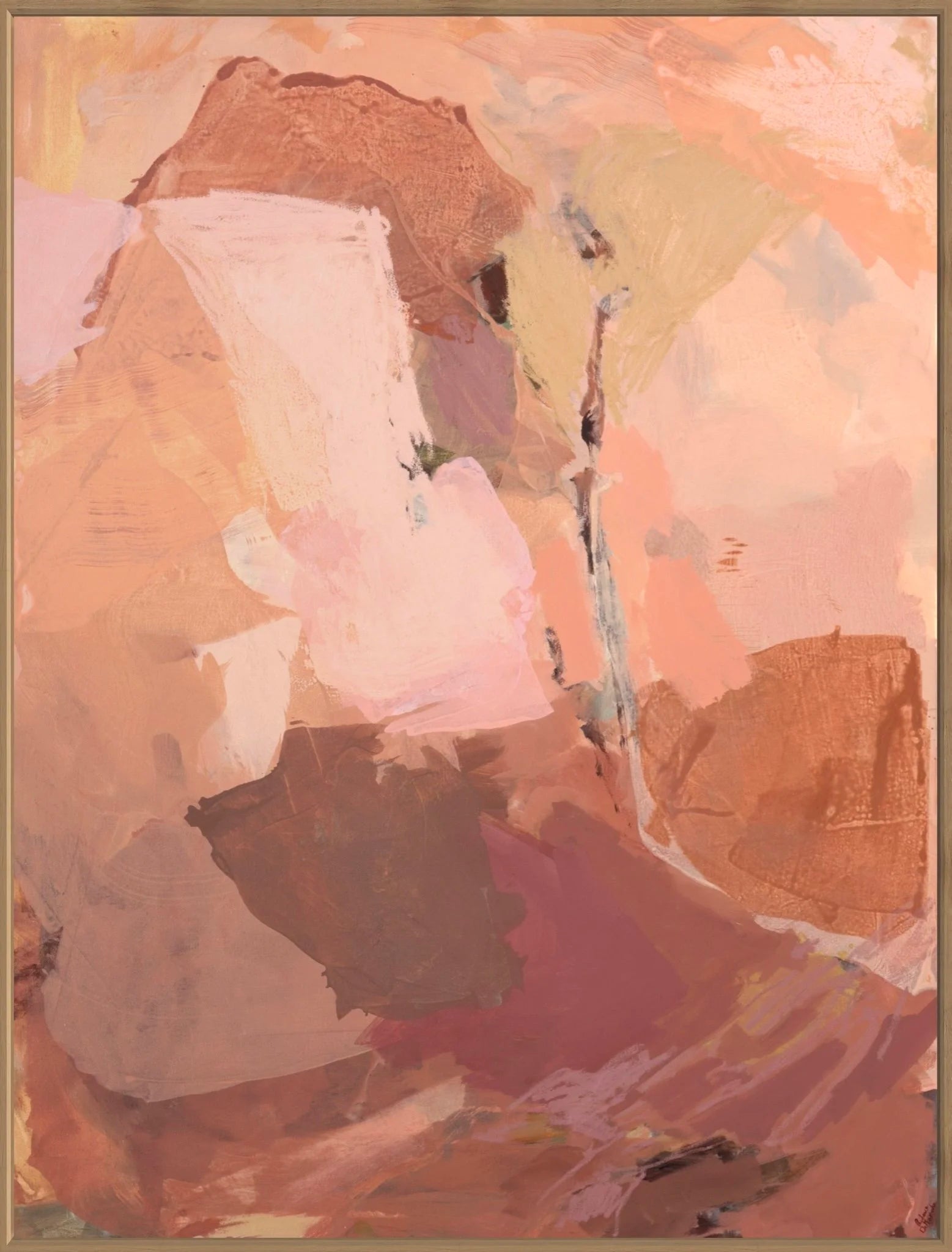 Traversing | Abstract Canvas Art Print - Prudence De Marchi