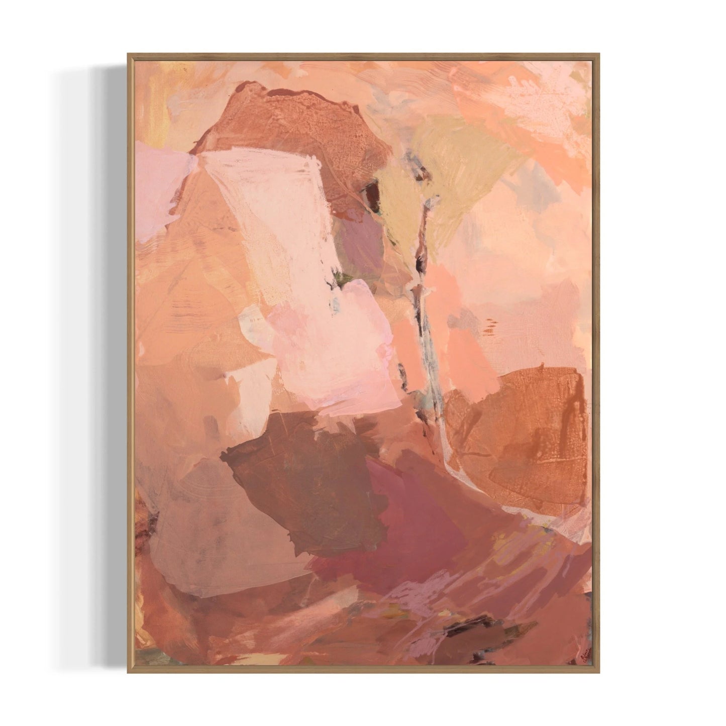 Traversing | Abstract Canvas Art Print - Prudence De Marchi