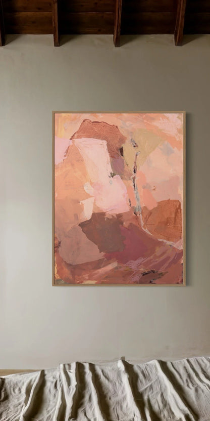 Traversing | Abstract Canvas Art Print - Prudence De Marchi