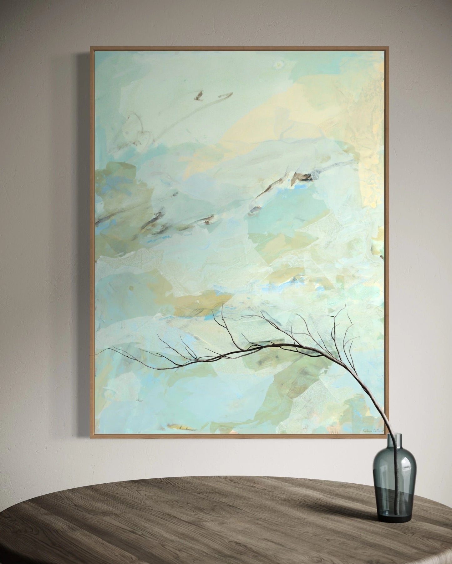 Exhale | Abstract Canvas Art Print - Prudence De Marchi