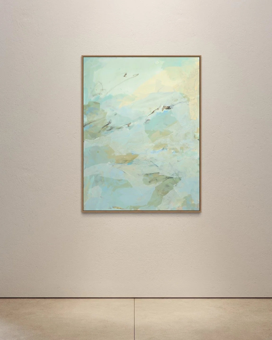 Exhale | Abstract Canvas Art Print - Prudence De Marchi