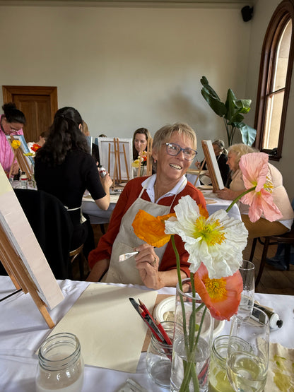 Luxury Floral Painting Workshop CUSTOMS HOUSE - Prudence De Marchi