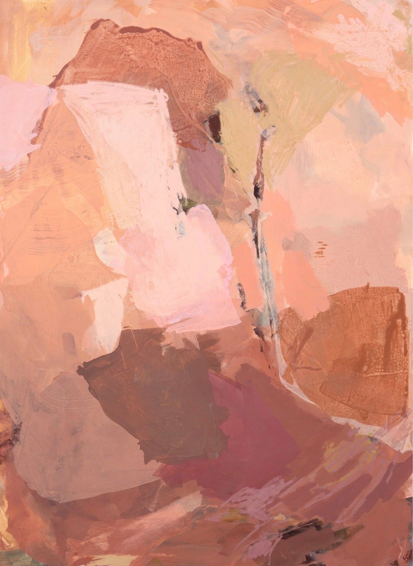 Traversing | Abstract Canvas Art Print - Prudence De Marchi