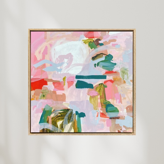 Too Many Cooks | Abstract Canvas Art Print - Prudence De Marchi